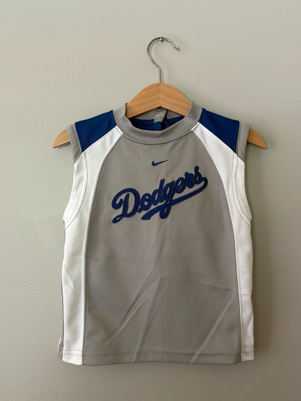 Nike Dodgers Sleeveless Training Tank - Gray, White & Blue